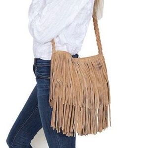 Scully Suede Fringe Boho purse